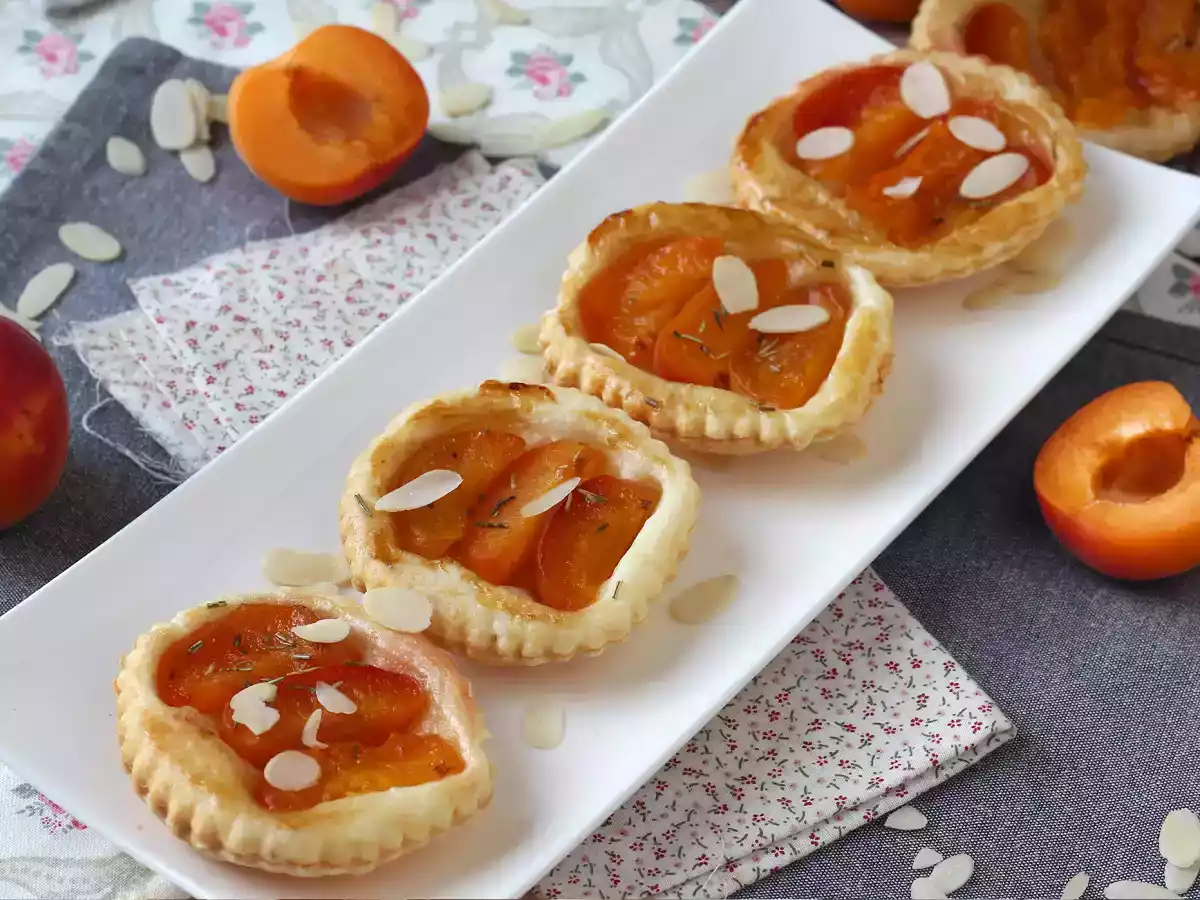 Abrikozen tartelettes tatin, het snelle dessert als je gasten hebt!