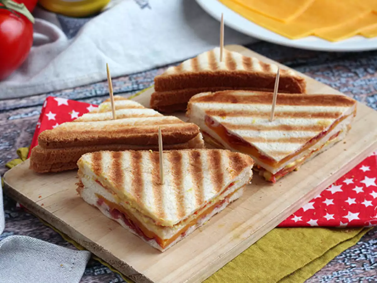 Amerikaanse clubsandwich - foto 2