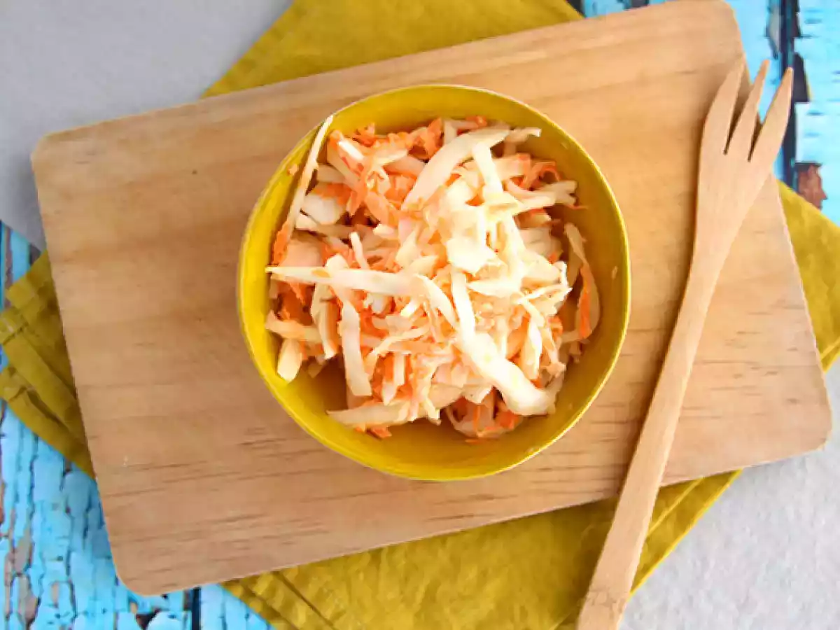 Amerikaanse koolsalade (kool- en wortelsalade) - foto 2