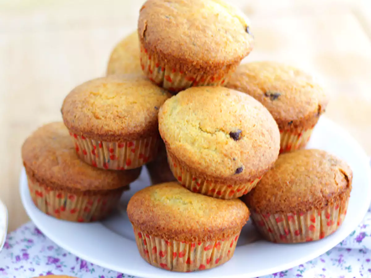 Amerikaanse muffins met chocoladestukjes - foto 3