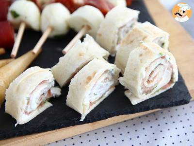 Aperitiefwraps met gerookte ham en rucola - foto 2