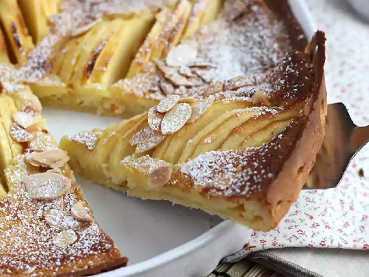 Appel- en amandeltaart (Tarte normande) - foto 2