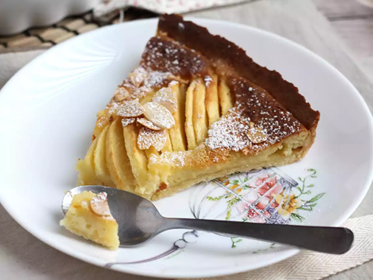Appel- en amandeltaart (Tarte normande) - foto 7