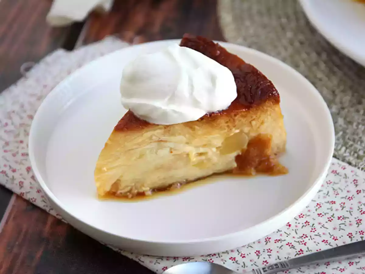 Appel- en karamelpudding met croissants - foto 6