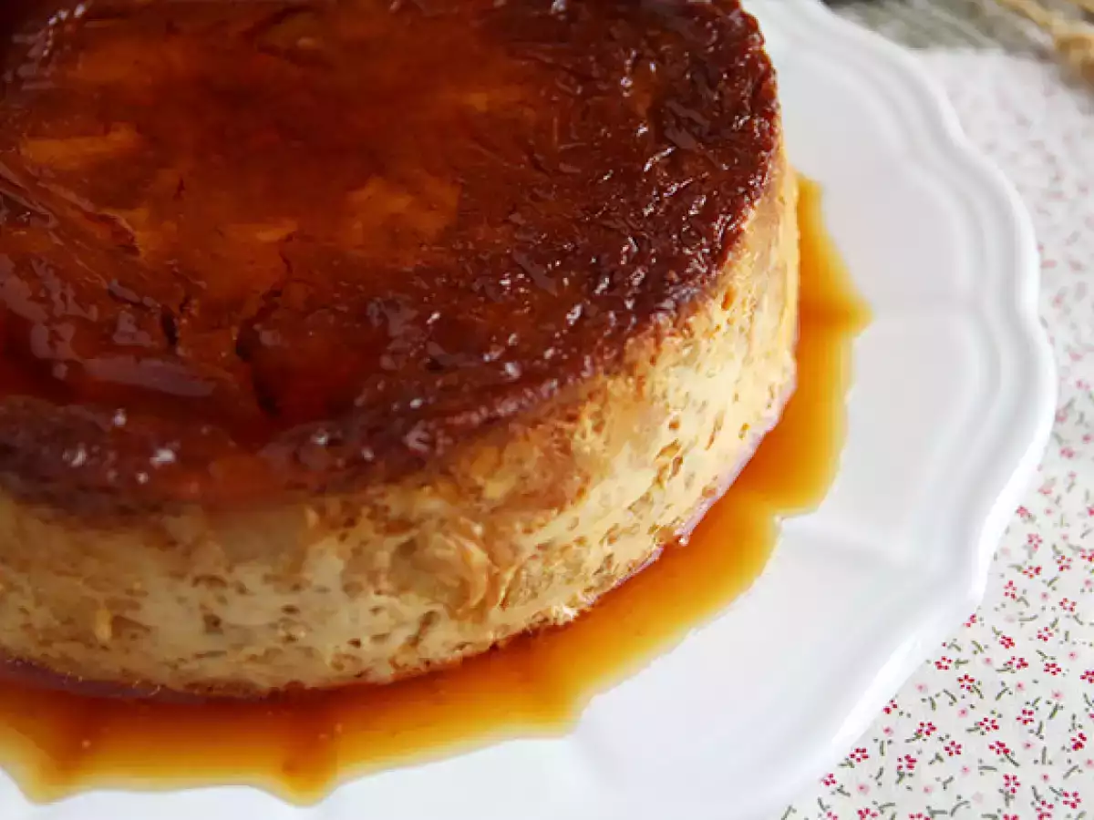 Appel-karamelpudding met croissants - foto 2