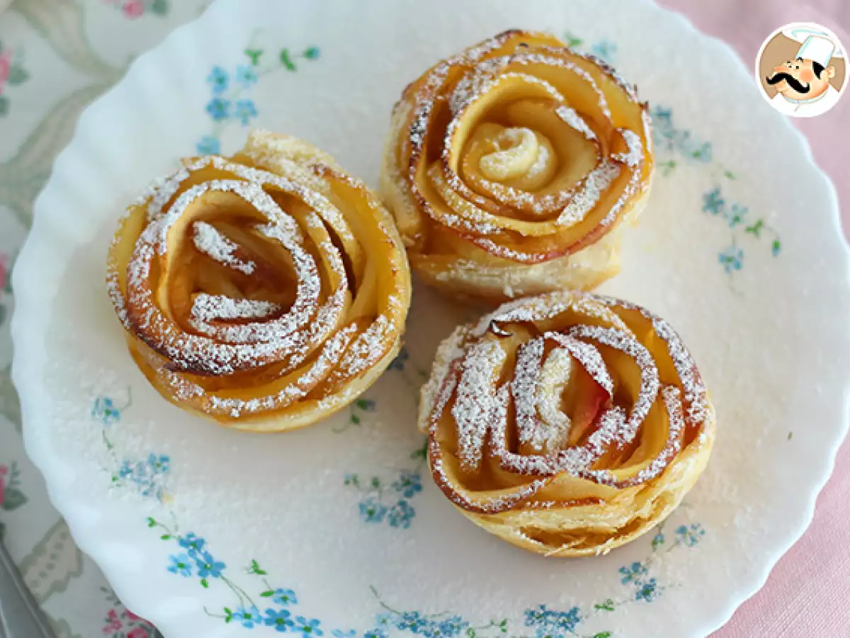 Appelroosjes van bladerdeeg - foto 3
