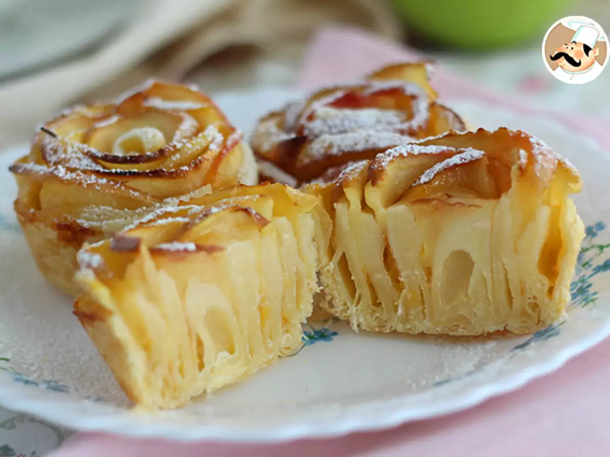 Appelroosjes van bladerdeeg - foto 4