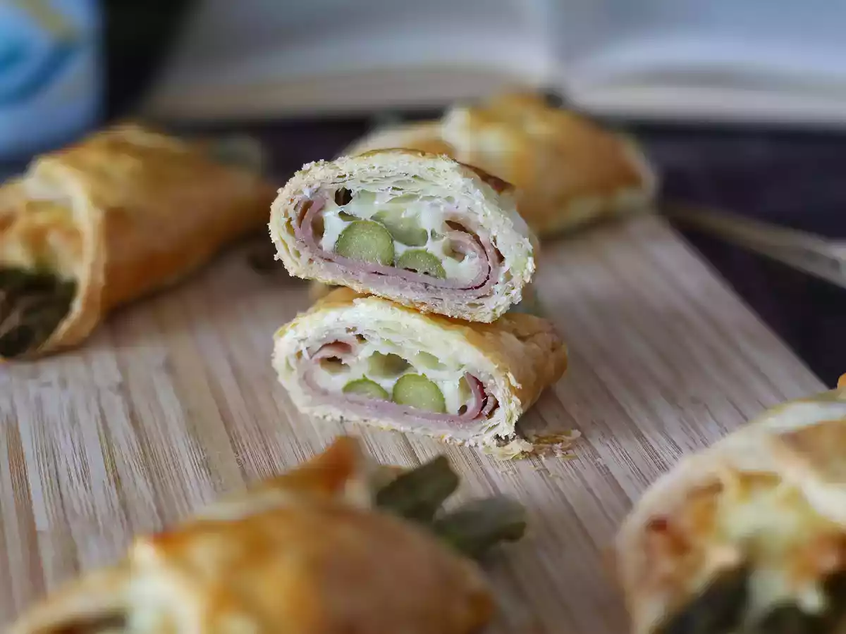 Asperges, ham en smeltkaasgebakjes - foto 3