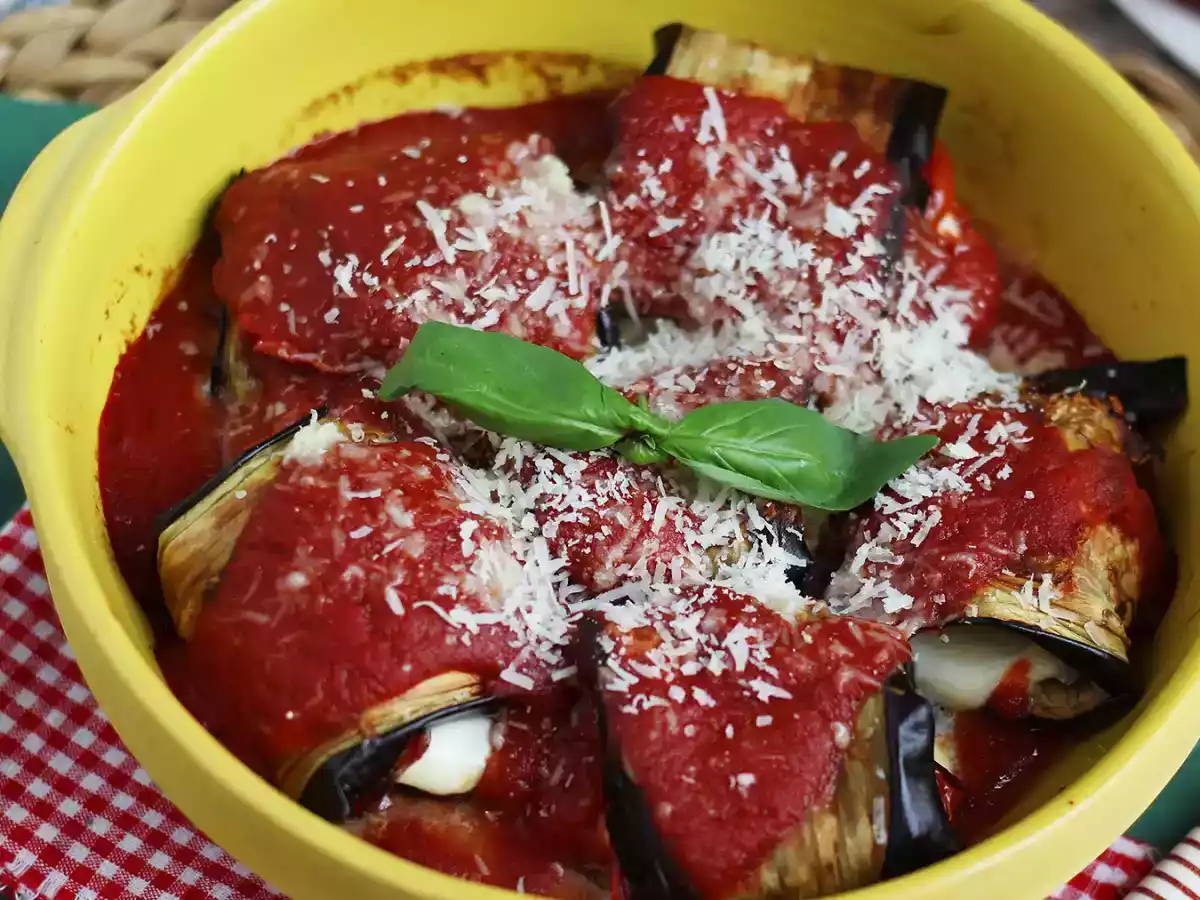 Aubergine Parmigiana Rolletjes - foto 2