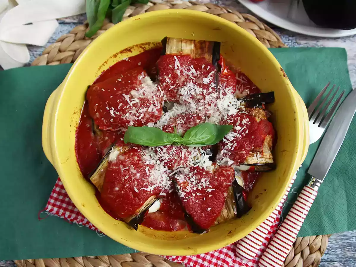 Aubergine Parmigiana Rolletjes - foto 3
