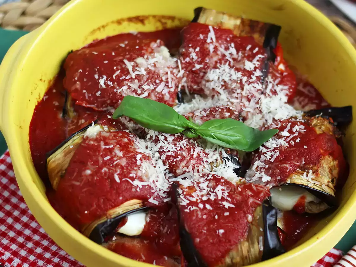 Auberginerolletjes alla parmigiana - foto 2