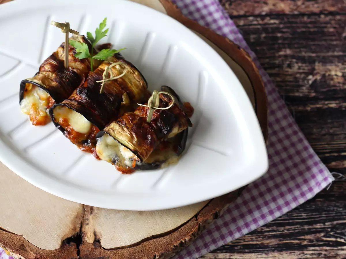 Auberginerolletjes uit de airfryer - foto 3