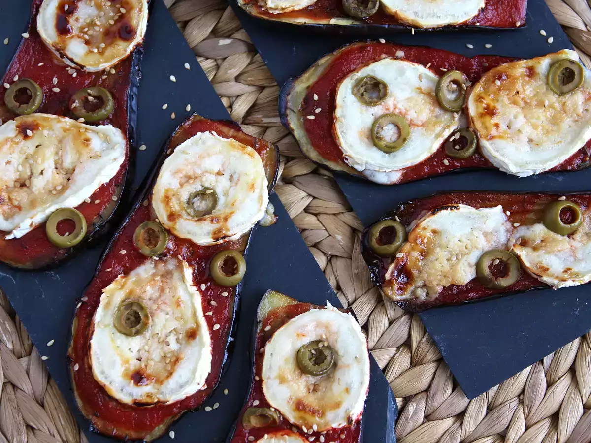 Auberginetoast met tomatencoulis en geitenkaas - foto 3