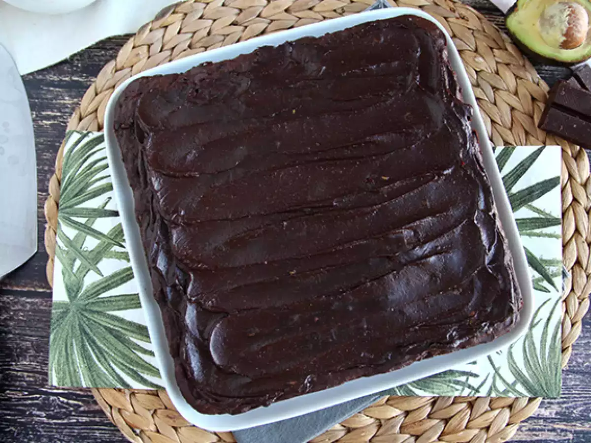 Avocado-chocoladebrownie zonder boter – lactosevrij - foto 4