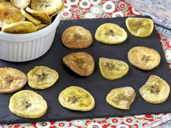 Recept Bakbananenchips in de oven