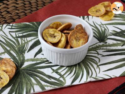 Bakbananenchips in een airfryer