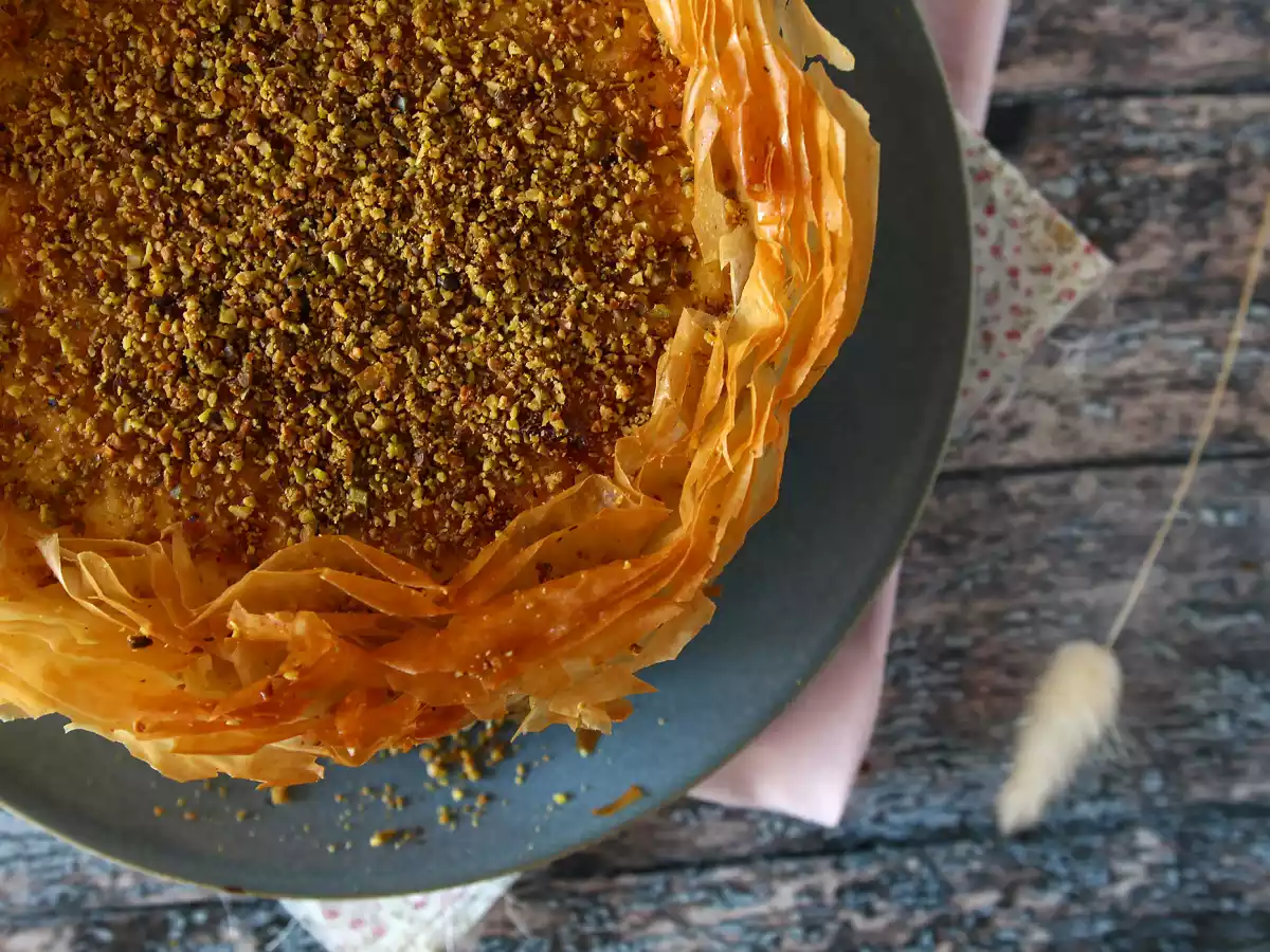 Baklava-kaascake met pistache, knapperig en smeltend - foto 7