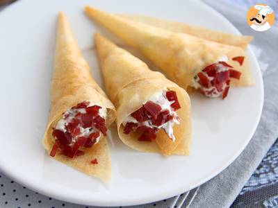 Baksteenkoekjes met Bündnerfleisch