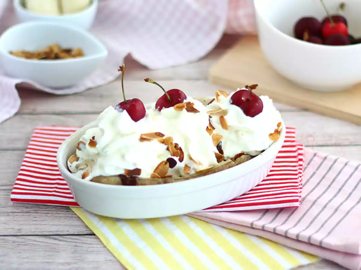 Banana Split, het beroemde ijsdessert