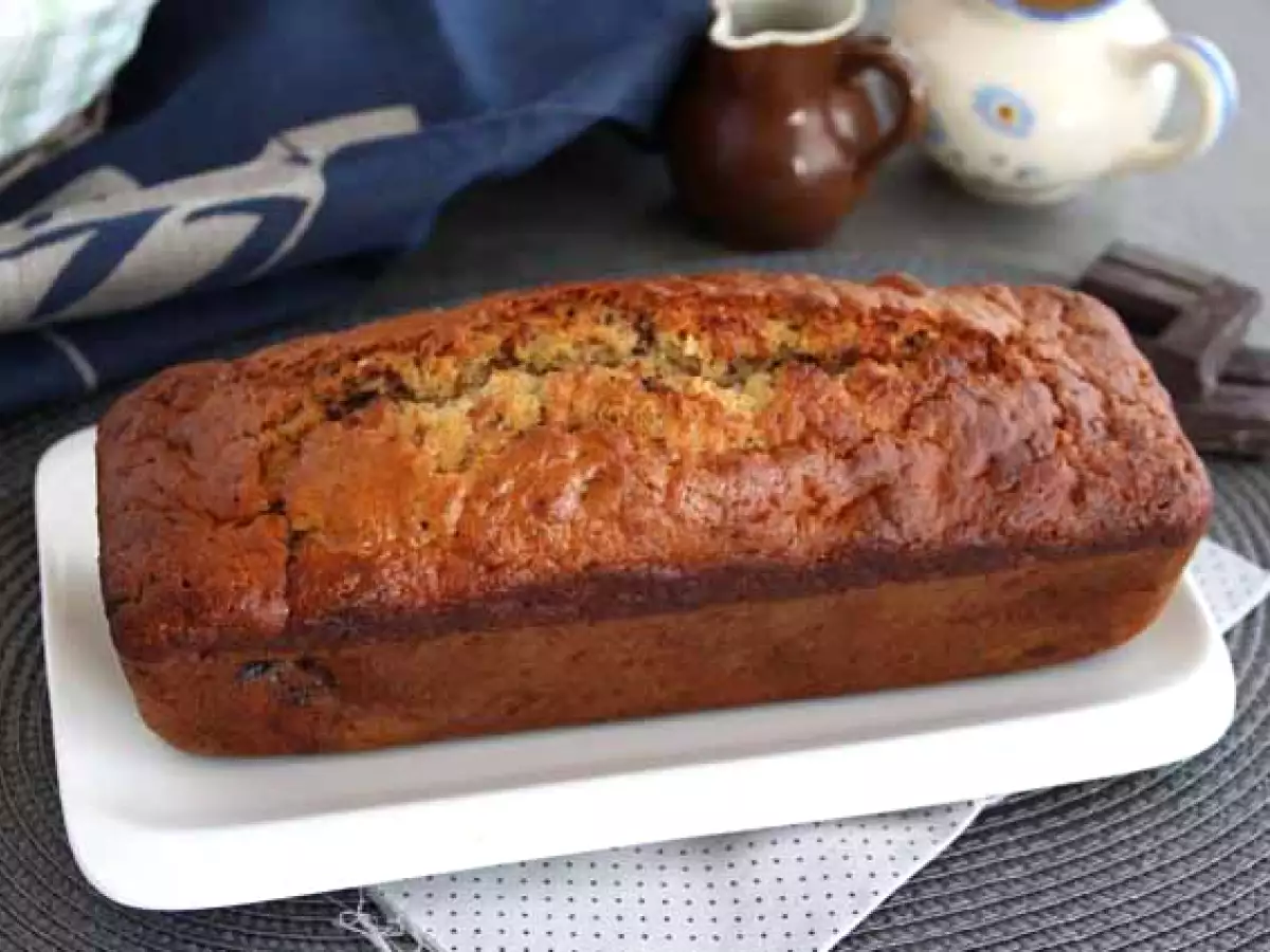 Bananen-chocoladecake – extra smeuïg!