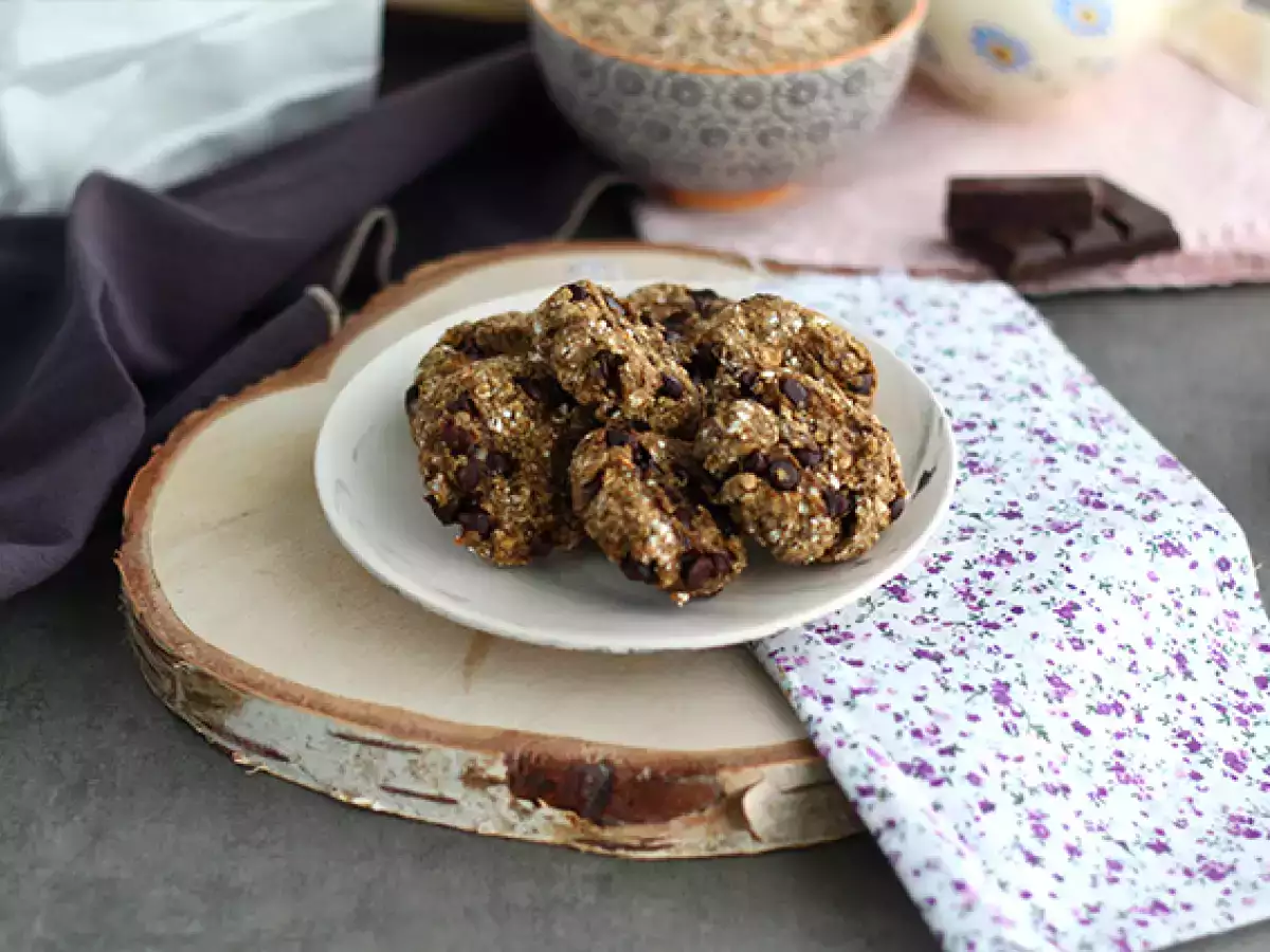 Bananen-chocoladekoekjes met 3 ingrediënten