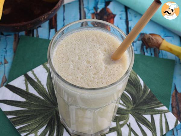 Bananen- en vanillemilkshake - foto 4