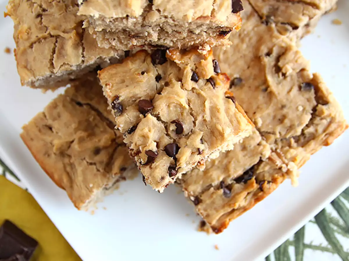 Bananencake met chocoladestukjes – veganistisch en glutenvrij - foto 2