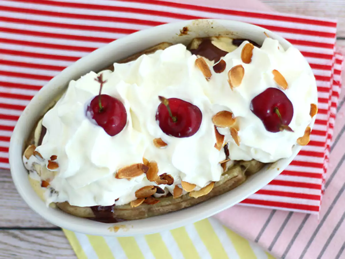Bananensplit, het beroemde ijsdessert - foto 2