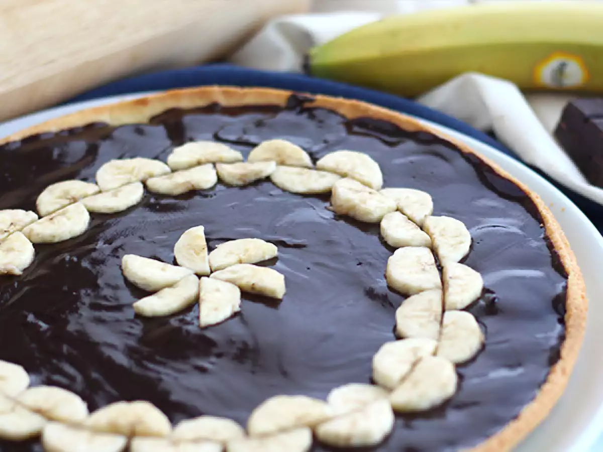 Bananentaart met chocolade (stap voor stap) - foto 2