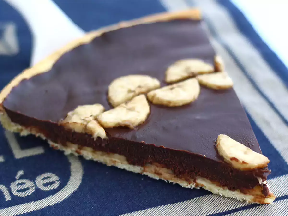 Bananentaart met chocolade (stap voor stap) - foto 3