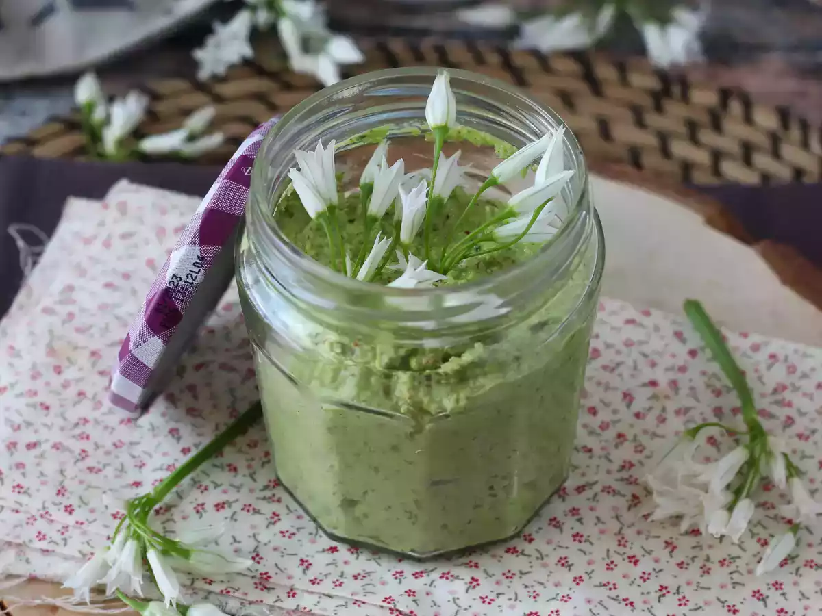 Bear's knoflookpesto, geurig en superlekker!