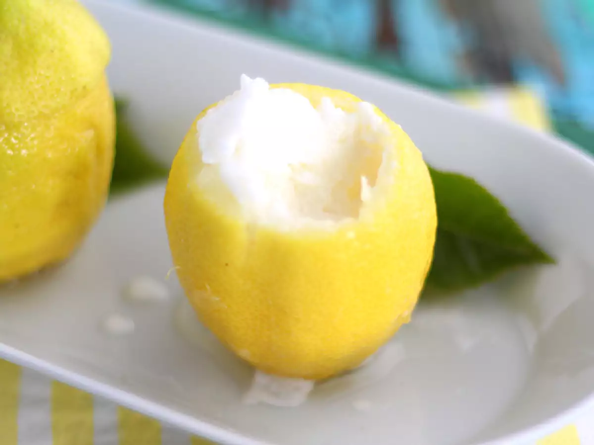 Bevroren citroen: verfrissende citroensorbet - foto 3