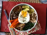 Bibimbap, het traditionele Koreaanse gerecht, foto 3