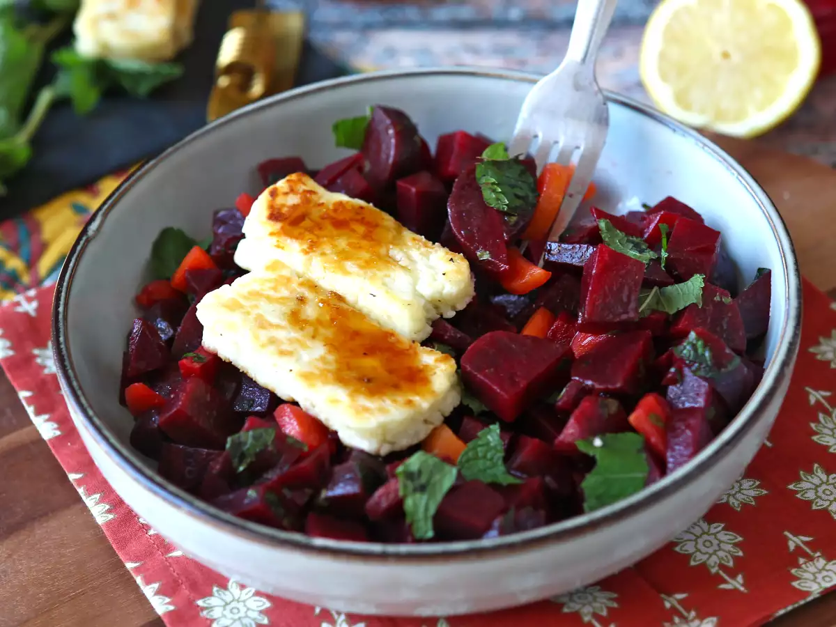Bietensalade met gegrilde halloumi - foto 4