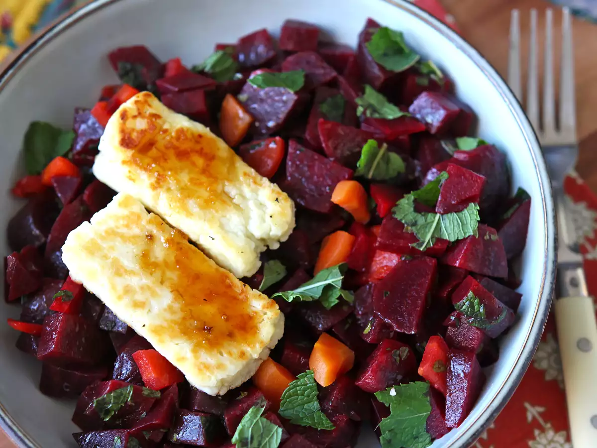 Bietensalade met gegrilde halloumi - foto 5
