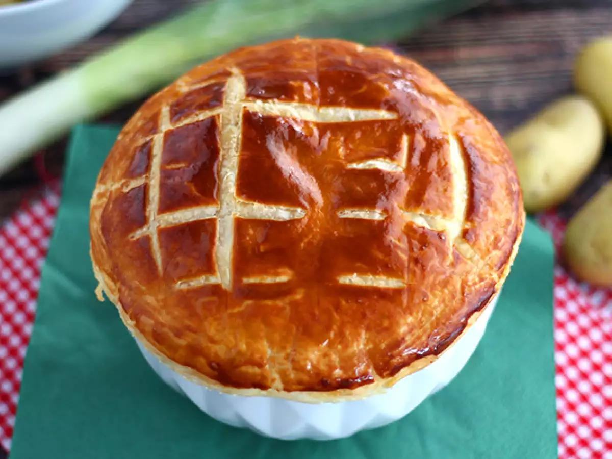 Bladerdeeg prei en aardappelsoep - foto 2