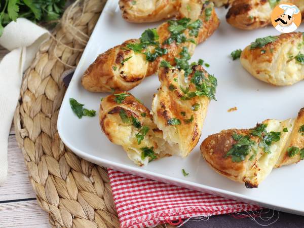 Bladerdeeg torsades met kaas en peterselie: een must voor bij het aperitief - foto 2