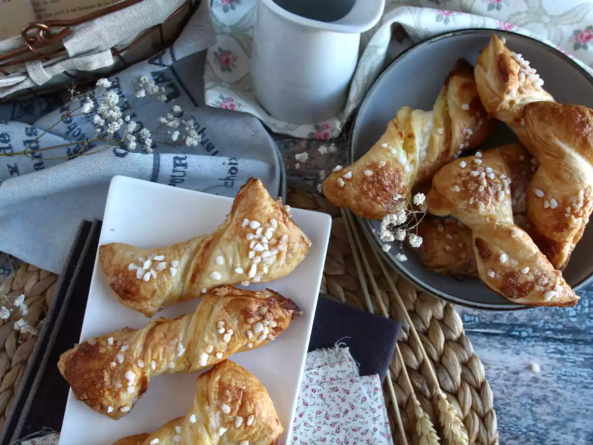 Bladerdeeg torsades met vanillecrème - foto 3
