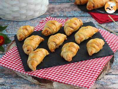 Bladerdeegcroissants met ham en fromage frais - foto 2