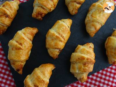 Bladerdeegcroissants met ham en fromage frais - foto 3