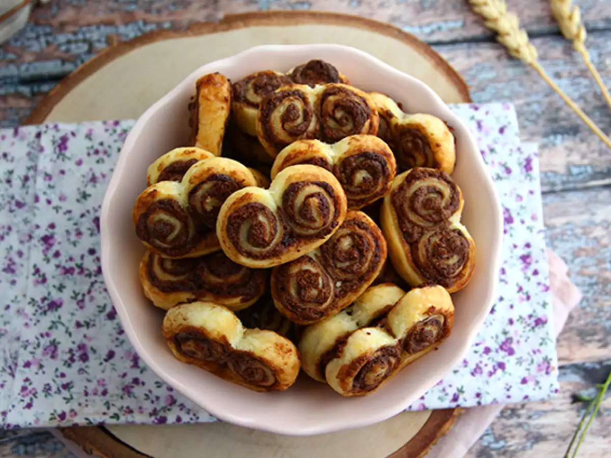 Bladerdeegpalmiers met hazelnootpasta - foto 4