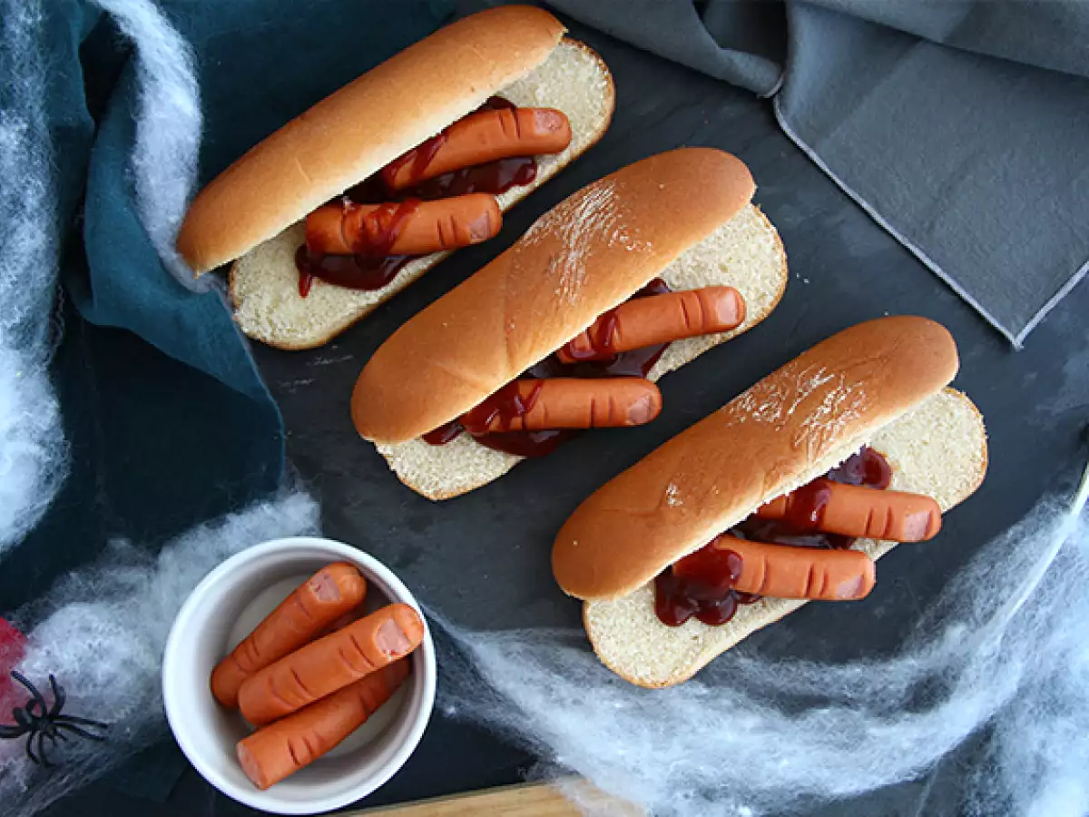 Bloederige Halloween-hotdogs - foto 4