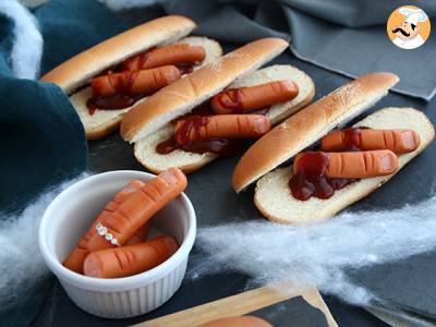 Bloederige Halloween hotdogs - foto 2