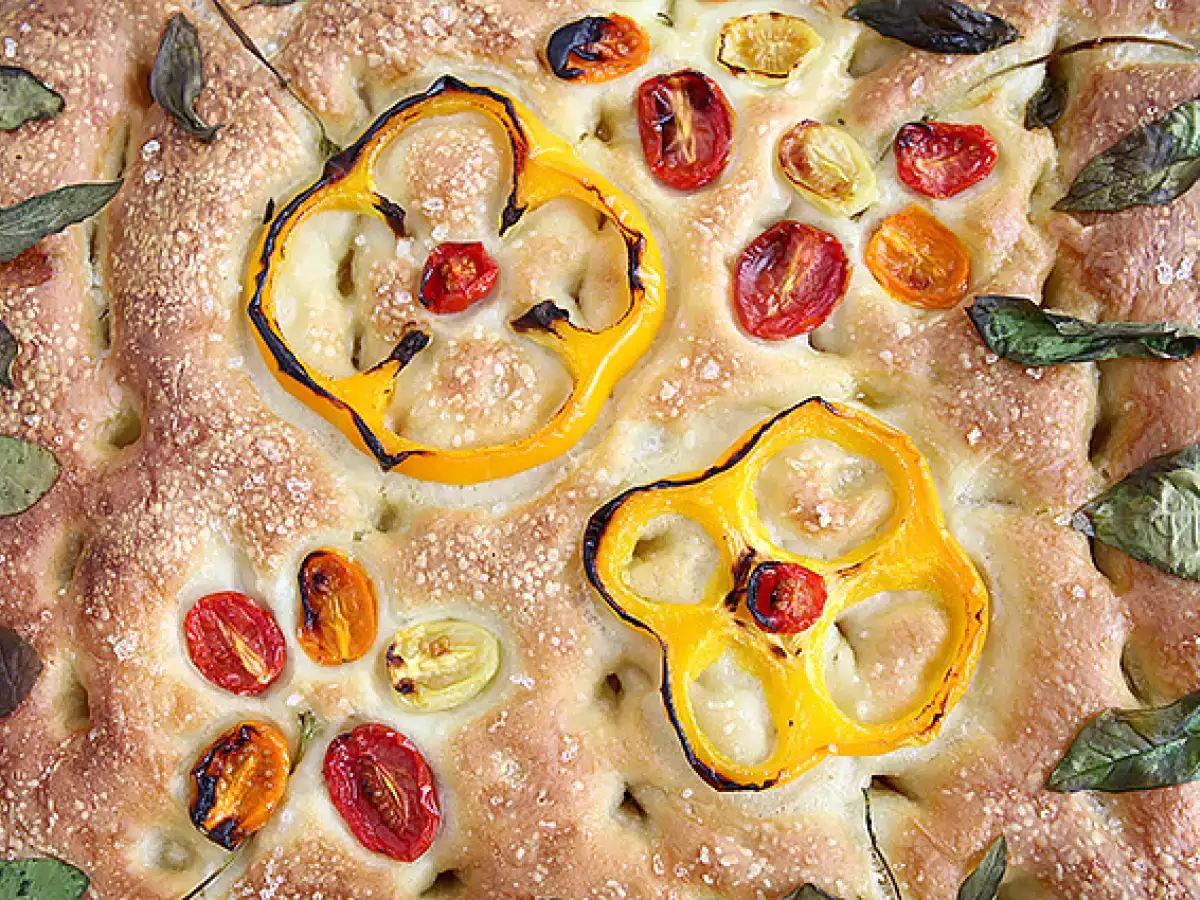 Bloemige focaccia – focaccia art - foto 6