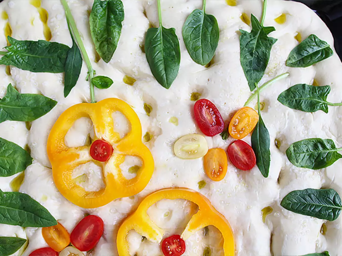 Bloemige focaccia – focaccia art - foto 7