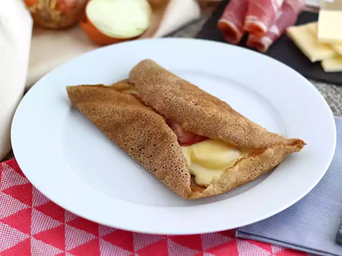 Boekweitgalette met raclettekaas