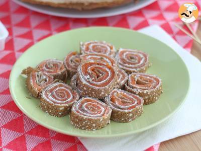 Boekweitrolletjes met zalm