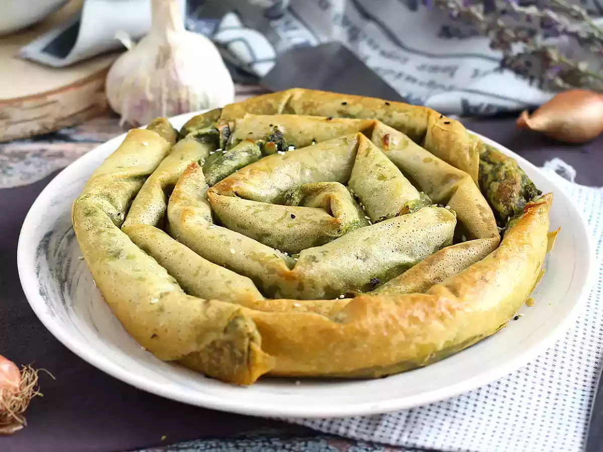 Borek, Turkse spinazie- en kaastaart