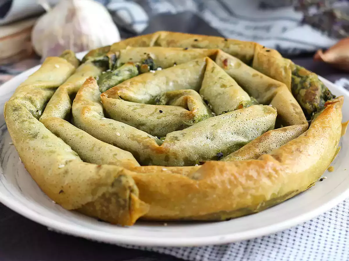 Börek, Turkse spinazie-kaastaart - foto 3