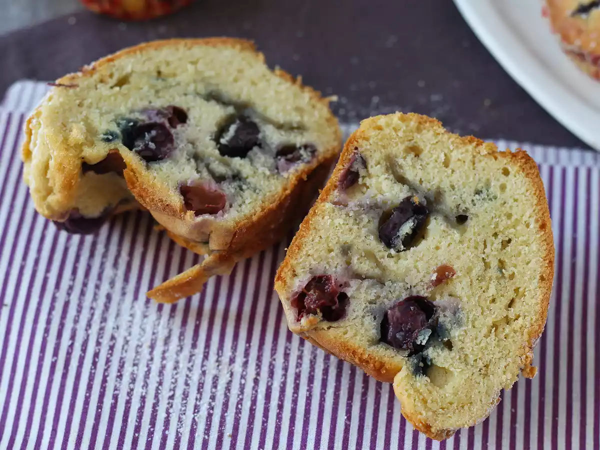 Bosbessenmuffins, een miniversie van Pyreneeëntaart! - foto 12